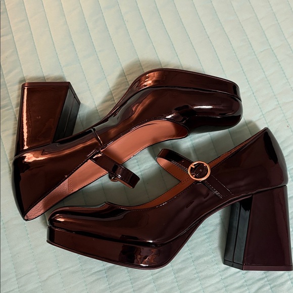 Crown & Ivy Black Patent Mary Jane Heels - Picture 8 of 13